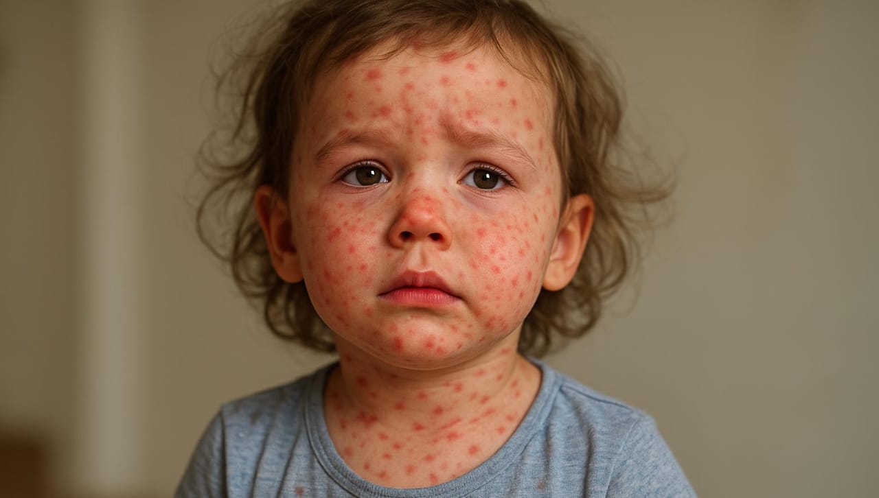 measles in children